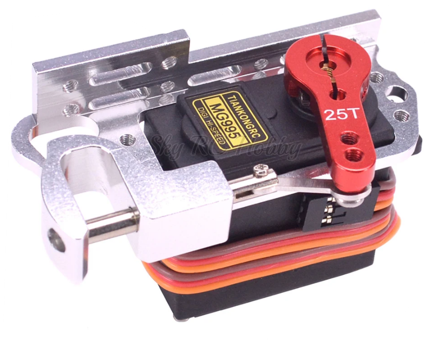 MG995/MG996R Servo 25T Arm Servo Parabolic Switch Device Aerial Vehicle Throw Device Dispenser For RC Car Helicopter Boat
