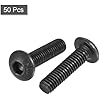 M3 x 12mm Hex Socket Button Head Cap Screws – Alloy Steel, Black