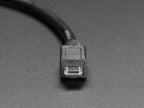 Panel Mount Cable USB C to Micro B Male - 30cm