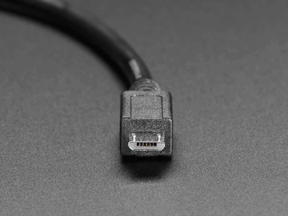 Panel Mount Cable USB C to Micro B Male - 30cm