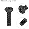 M3 x 12mm Hex Socket Button Head Cap Screws – Alloy Steel, Black