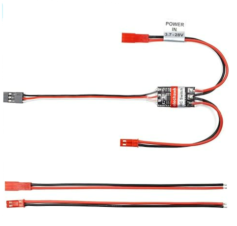 Remote Controlled AUX on/Off RC 8A Electronic Switch Relay for RC Car Truck Boat LED Light Drone