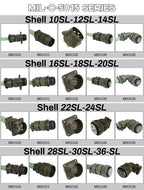 4 8 12 16 20 Pin Ms3108a8 Ms3102a Male Female Waterproof Mil-5015 Connector