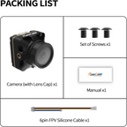 RunCam Robin 3 – 1200TVL FPV Micro Camera (19×19 mm)