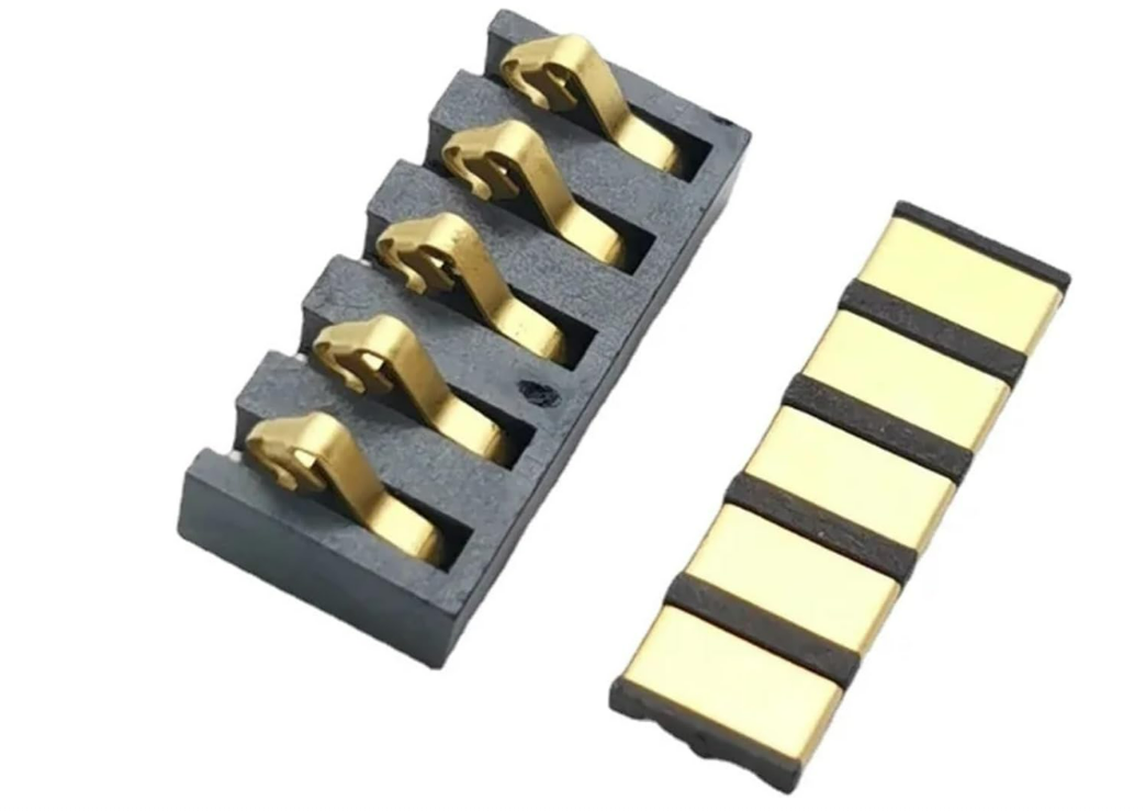 5A High Current Battery Holder 2P 3P 4P 5P 6P Shrapnel Type Battery Connector Male And Female Battery Contact Plate