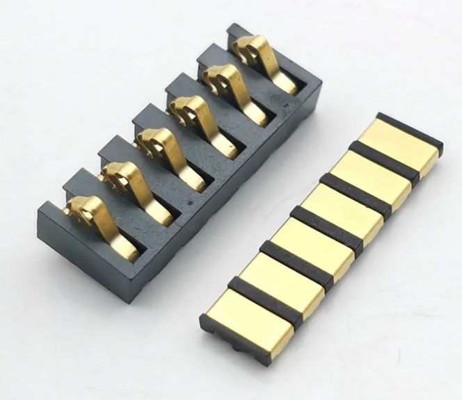 5A High Current Battery Holder 2P 3P 4P 5P 6P Shrapnel Type Battery Connector Male And Female Battery Contact Plate