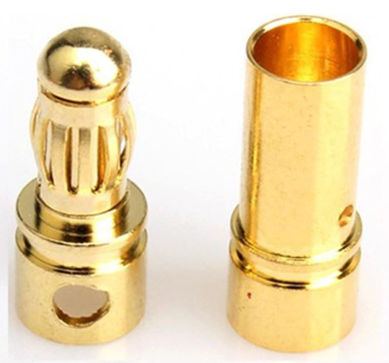 3.5mm Male Female Gold Banana Bullet Connector Battery ESC Plug (Pack of 20 Pairs)