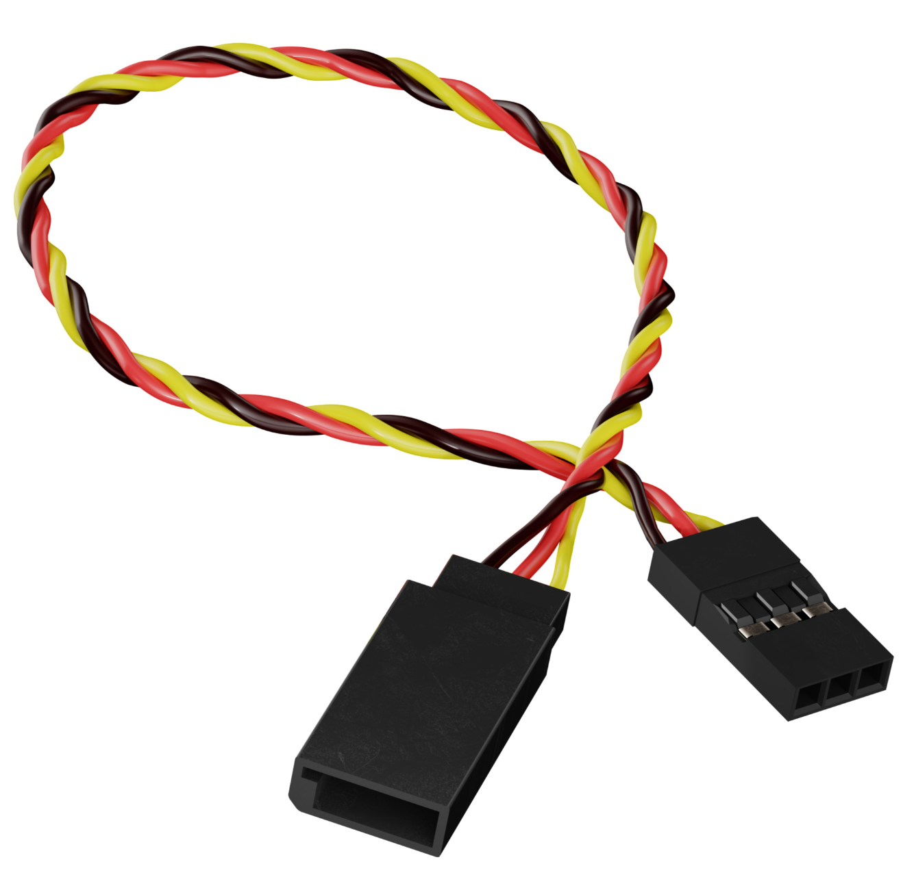 Hitec Super-Duty Servo Extensions (6in)