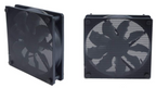 120mm Computer Fan Filter, 12cm PC Fan Dust Filter, 4.72 Inches Black PVC Dustproof Mesh Cover Guard for Computer Cooler Fan Case with M5×10 Screws