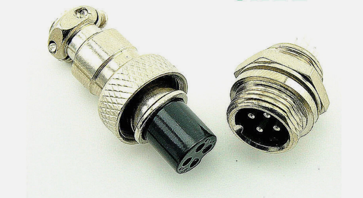 GX12-4 4-Pin Aviation Connector (12 mm)