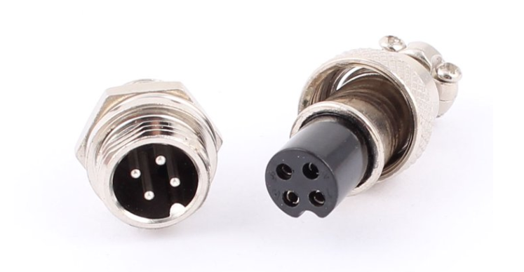 GX12-4 4-Pin Aviation Connector (12 mm)