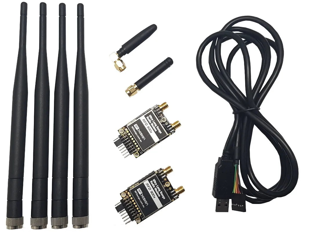 RFDesign RFD900x Telemetry Modem Bundle