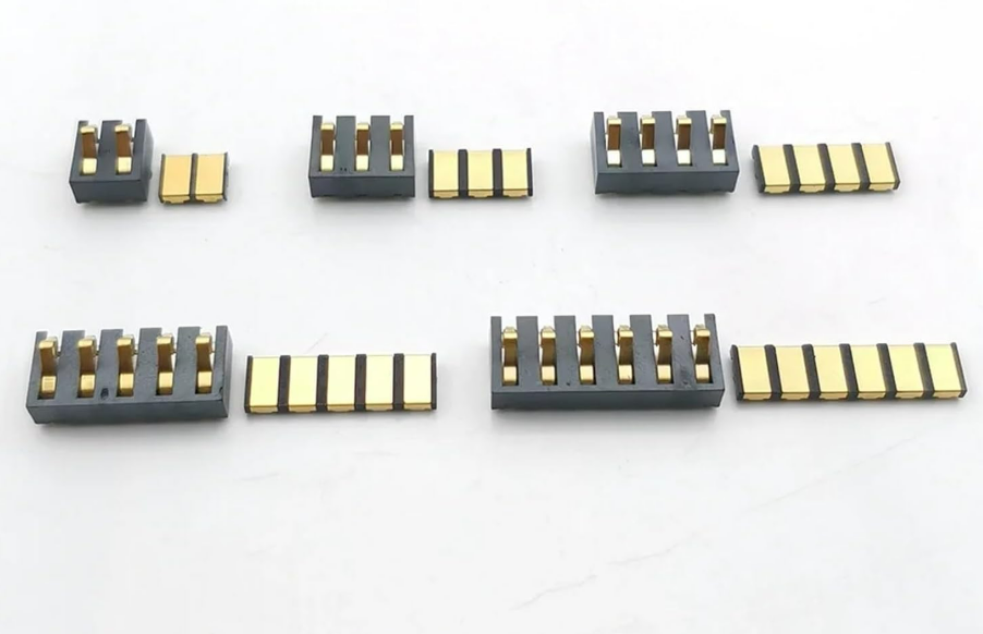 5A High Current Battery Holder 2P 3P 4P 5P 6P Shrapnel Type Battery Connector Male And Female Battery Contact Plate
