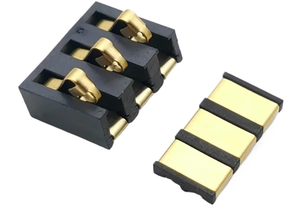 5A High Current Battery Holder 2P 3P 4P 5P 6P Shrapnel Type Battery Connector Male And Female Battery Contact Plate